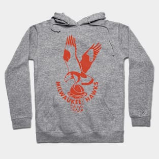 Defunct Milwaukee Hawks Basketball Team Hoodie